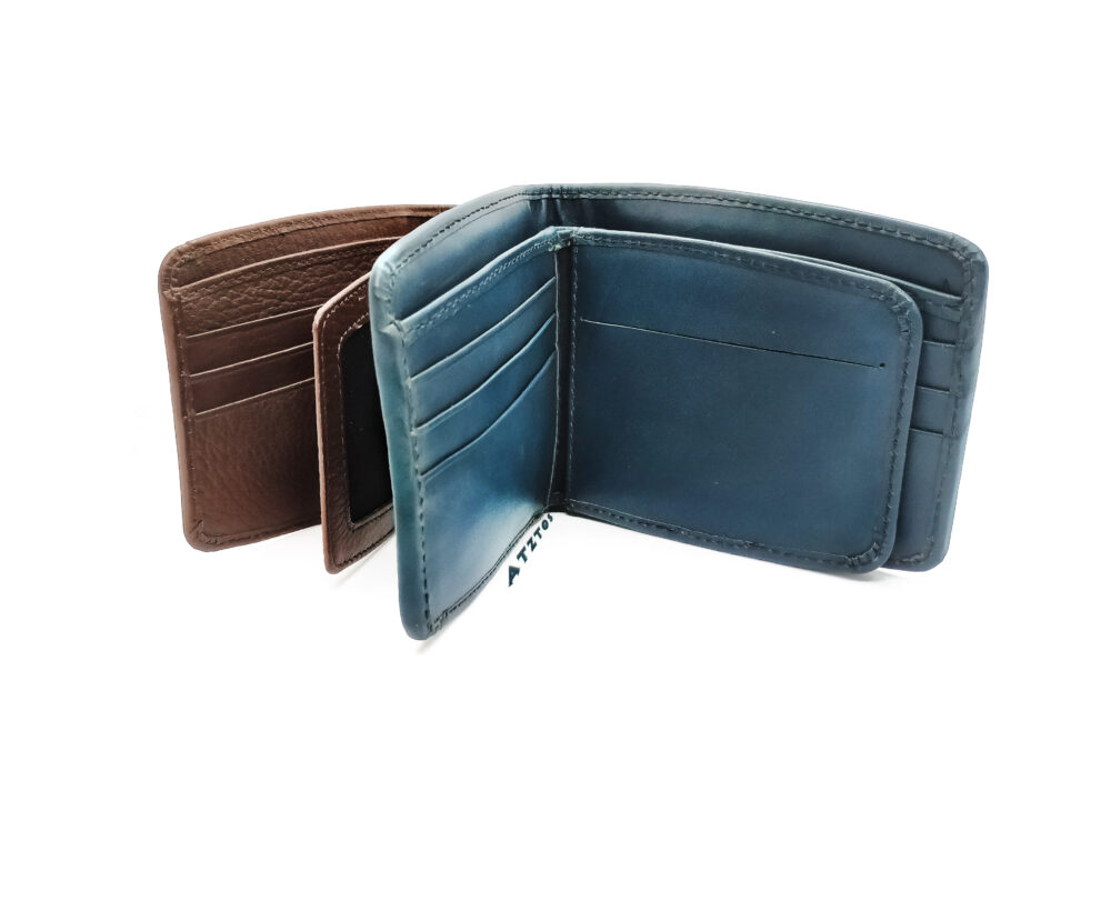 100% leather wallet